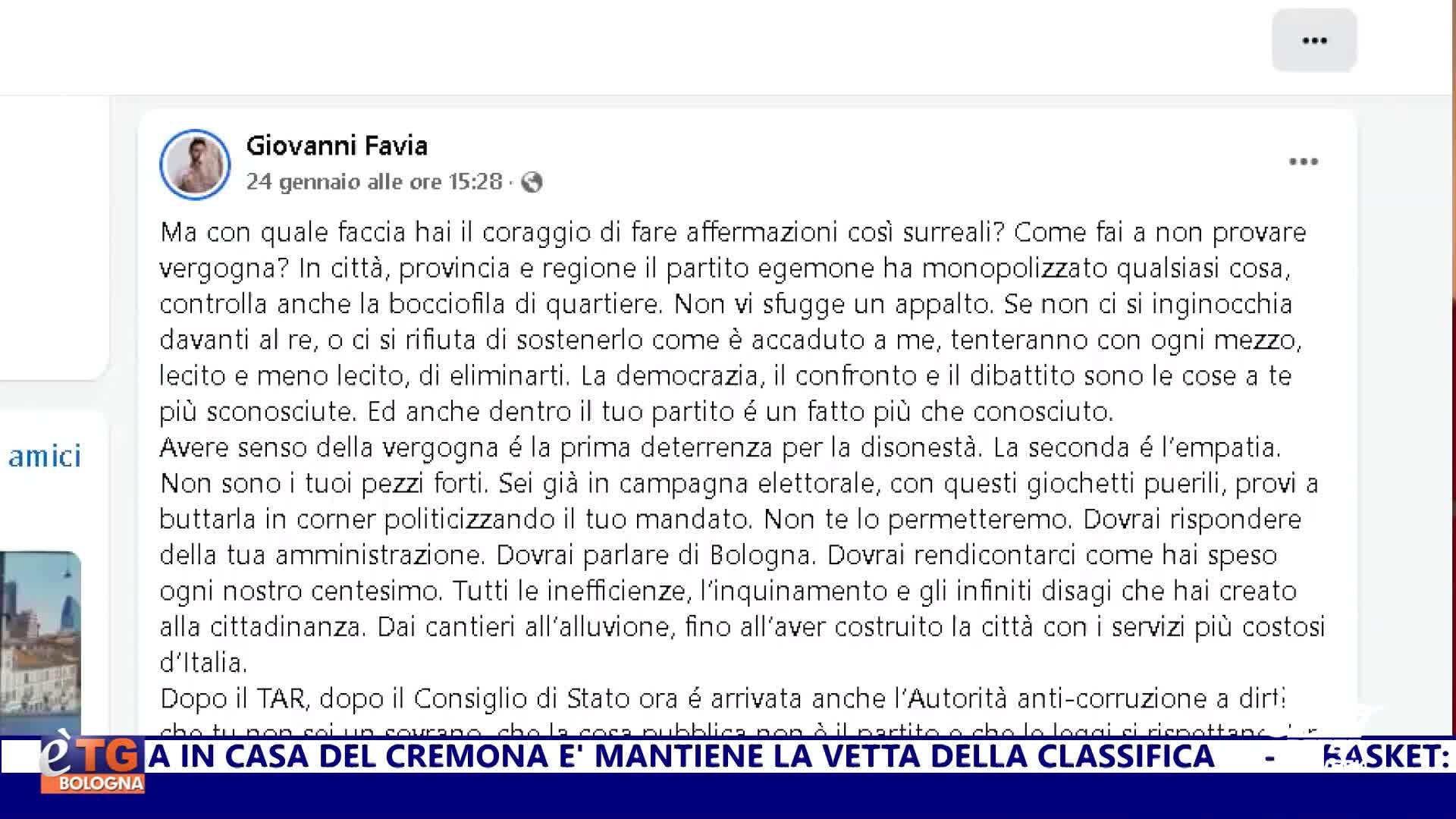 èTG –  Edizione Giorno 27/01/2026