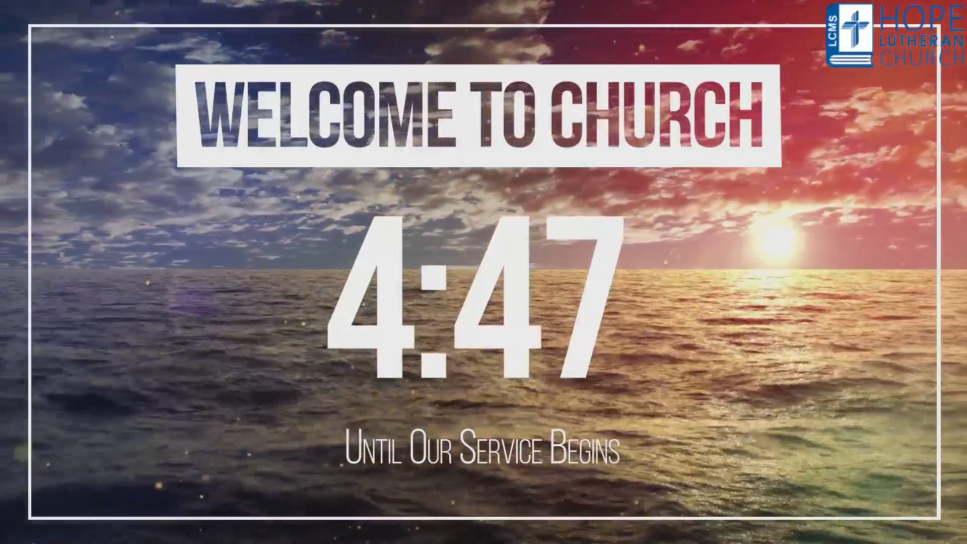 Hope Lutheran Contemporary Worship January 25, 2026