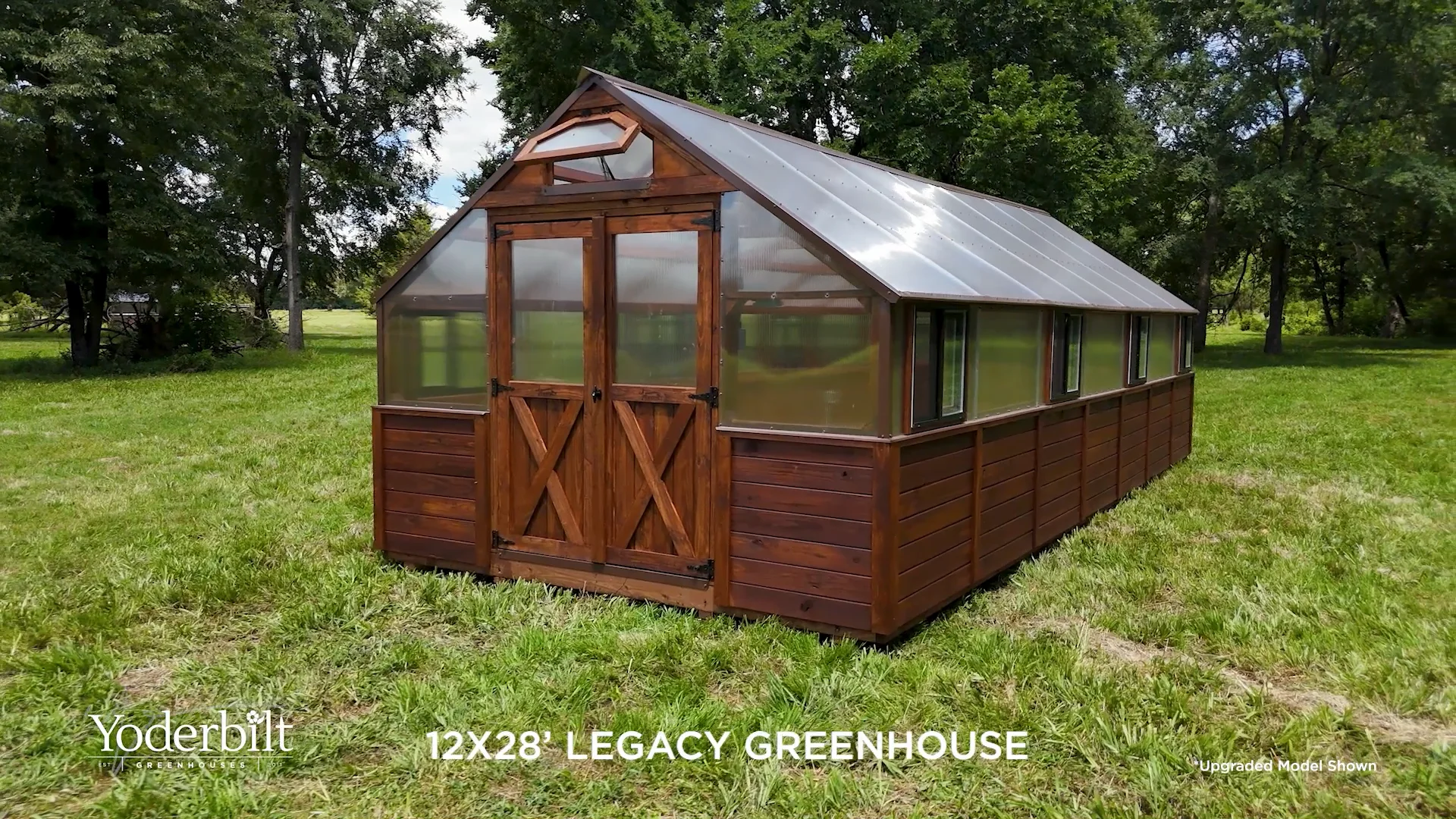 12x28' Legacy Greenhouse | Yoderbilt Greenhouses