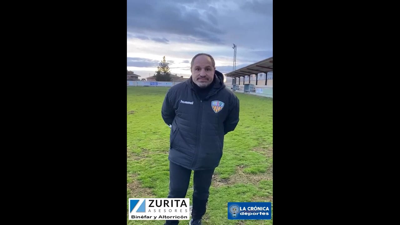 CHELU (Entrenador Altorricón) CD Altorricón 0-0 Ontiñena FC / Jor. 17 / Preferente / Gr 1 / Fuente: CD Altorricón