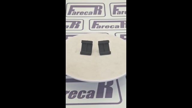 Par Suporte Polaina Ponteira Parachoque Gol 1984 1985 1986