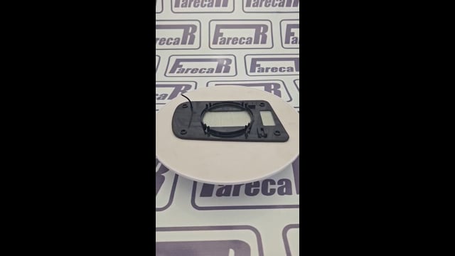 LENTE SUB RETRO LENTE RETROVISO C/BASE 4 ORELHA METAGAL ESQ TEMPRA 1992