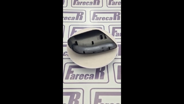 CAPA RETROVISOR PRETA LISA ORIGINAL ESQ COROLLA 2003 2004 2005 2006 2007