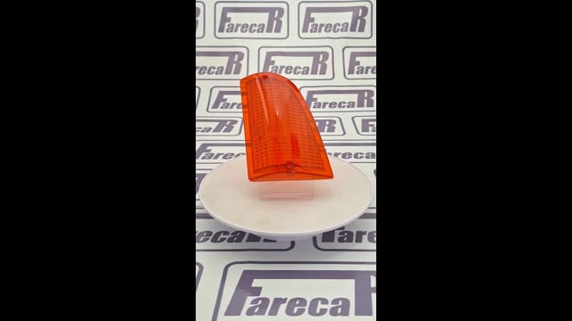 LENTE DIANTEIRA PISCA SETA AMBAR COM LOGO FORD ORIGINAL ESQUERDA CORCEL 1978 1979 1980 1981 1982 1983 1984