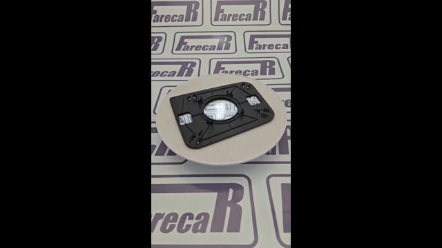 LENTE SUB RETRO LENTE RETROVISO C/BASE ANT ELETR METAGAL ESQ F1000/4000 1980