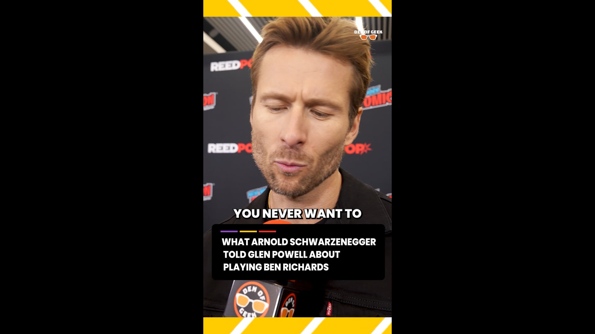 Den Of Geek | Glen Powell - The Running Man Promo
