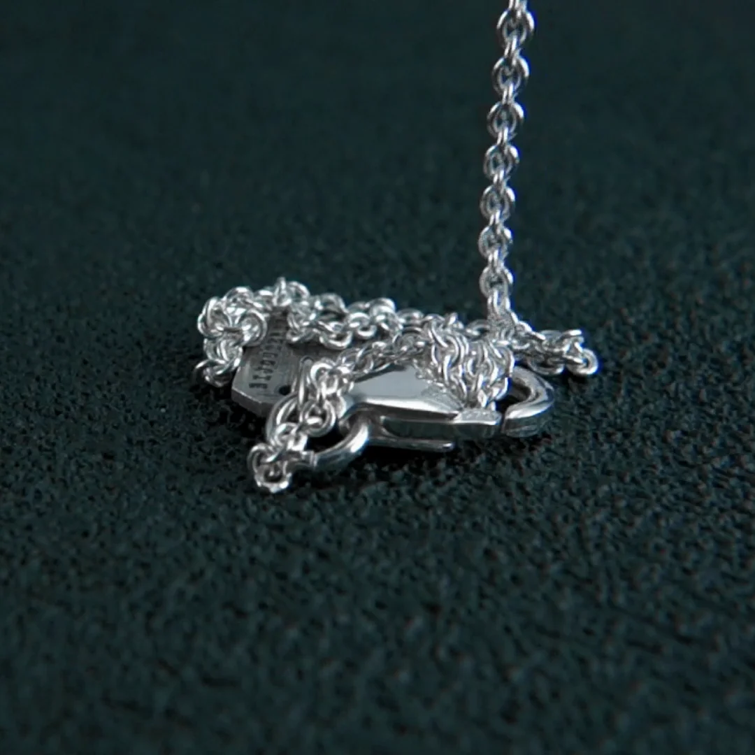 Collier Sautoir Chaîne En ARGENT MASSIF Ancien - Grand Modèle, 54 Grammes