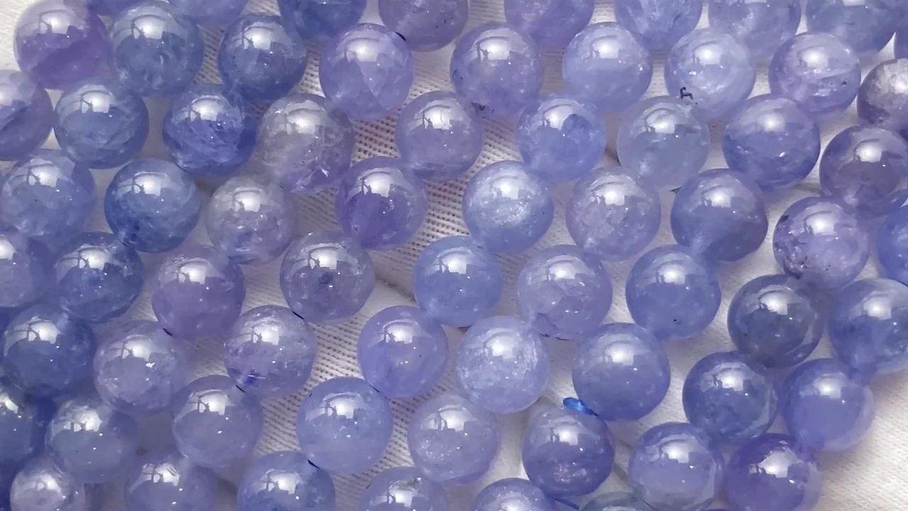 タンザナイト（産地・タンザニア） ラウンド6.5mm ブレスレット