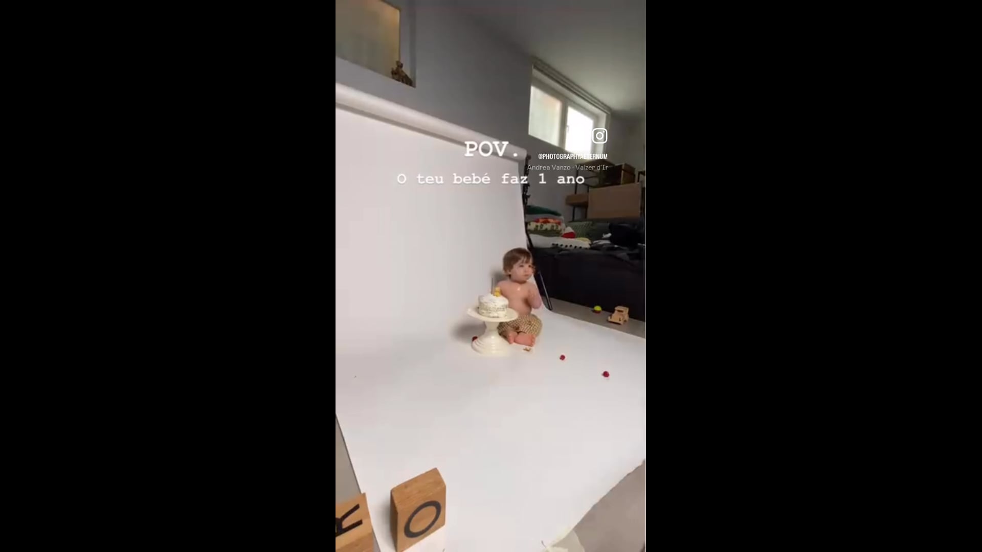 A first birthday, just as it is