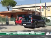 L’Aquila -Principio d'incendio nel carcere minorile