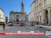 Ascoli Piceno - Cantieri aperti in piazza Arringo, sarà pronta per l’estate