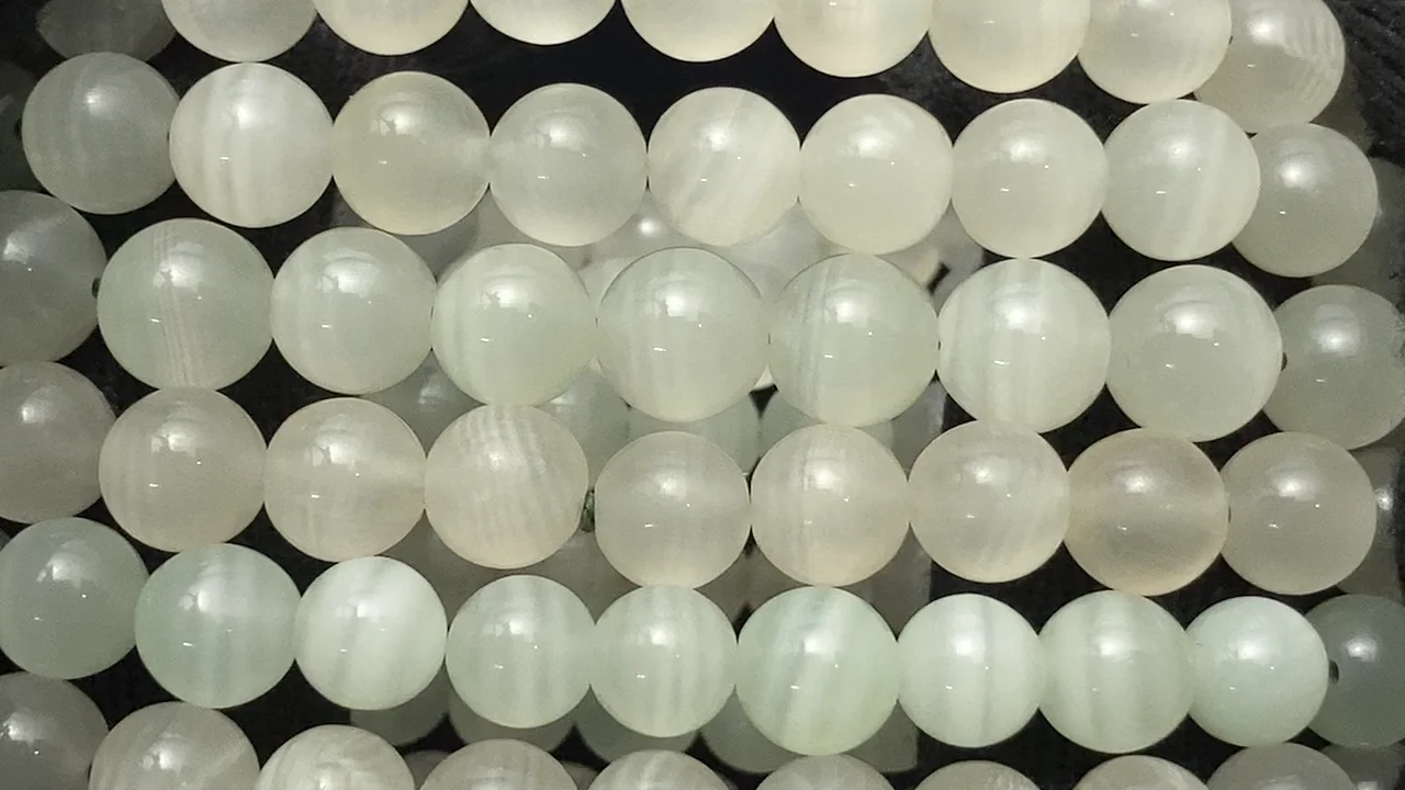 グリーンカルサイト ラウンド8mm ブレスレット｜天然石ビーズの卸問屋