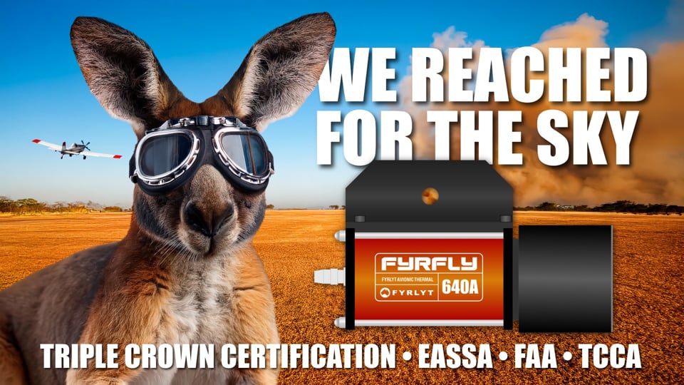 FYRLYT FYRFLY 640A Thermal Avionic Camera receives triple certification