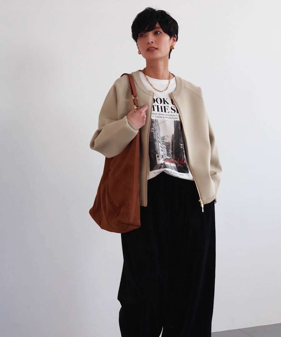 ニットZIPブルゾン ＜セットアップ対応＞【WEB限定】 | [公式]バン