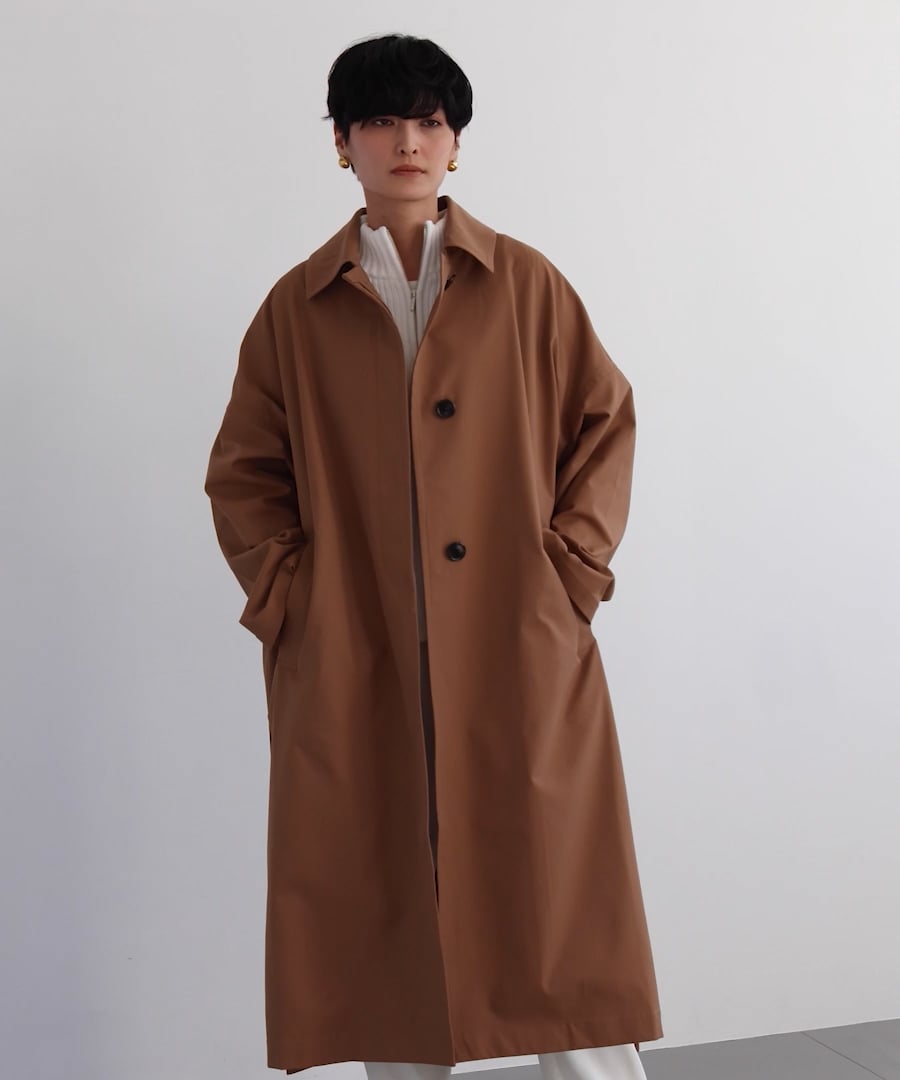 ステンカラーテントコート【撥水】【JAPAN FABRIC】 | [公式]バン