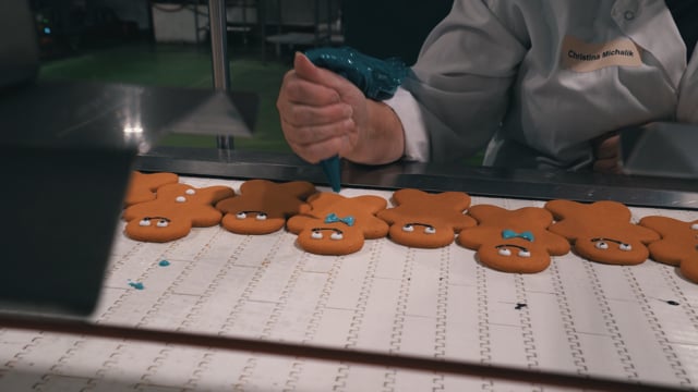 Roberts Bakery - Biscuit making in progress!