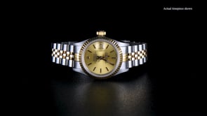 Pre-Owned Rolex Datejust Womens 26mm Automatic Stainless Steel and 18kt Yellow Gold Watch