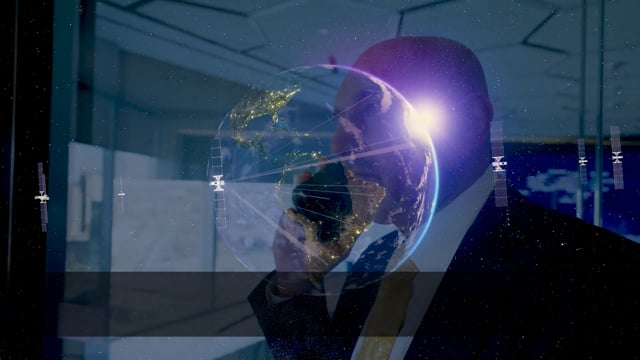 SES satellite branded cinematography