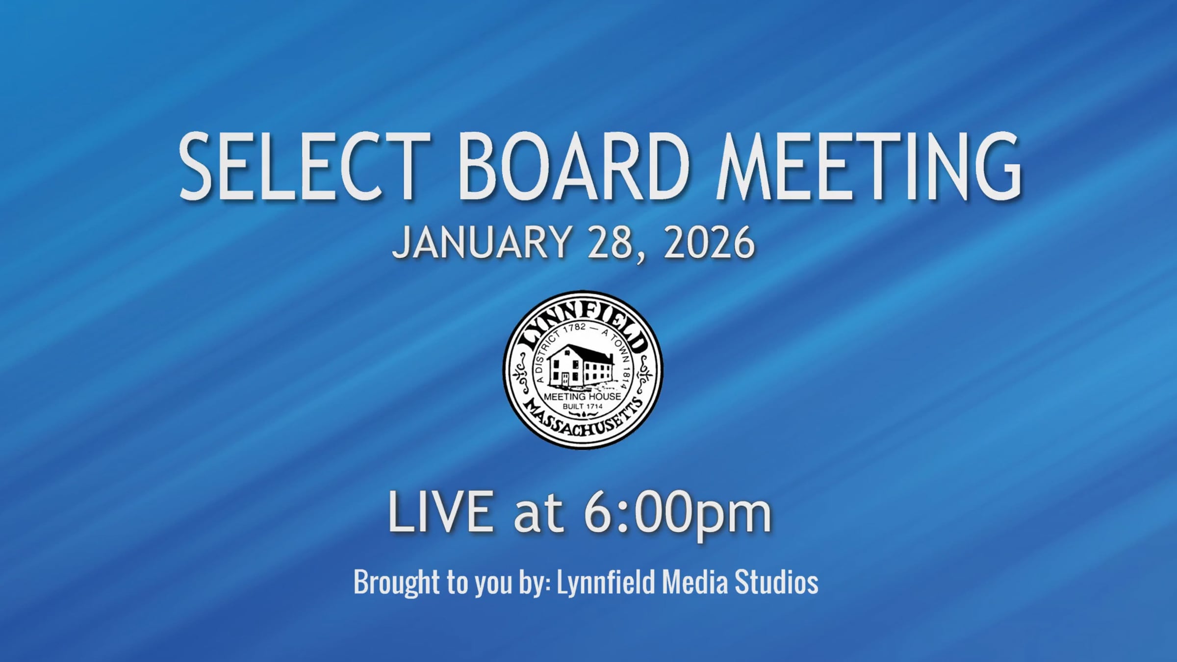 Select Board Meeting 1-29-26 | Videos & Movies on Vimeo