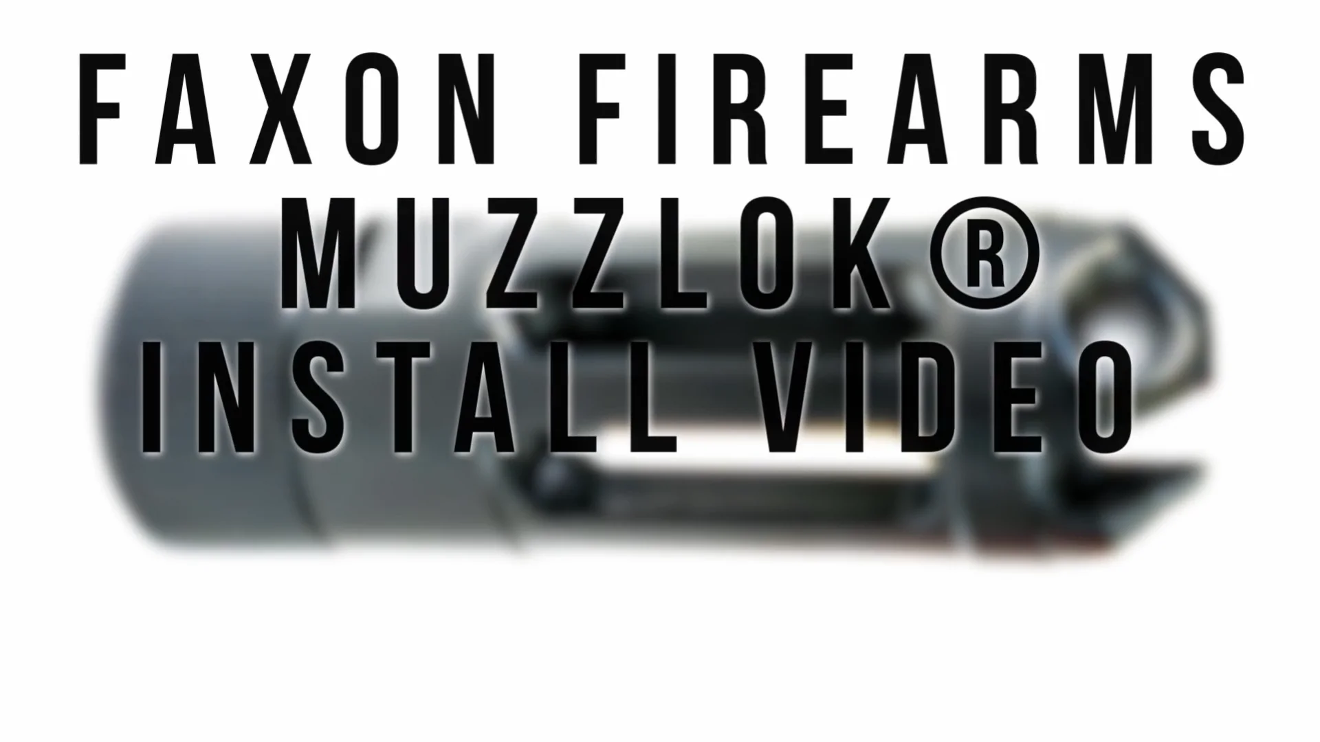 Faxon MuzzLok® Ported 9mm Steel Flash Hider – Nitride
