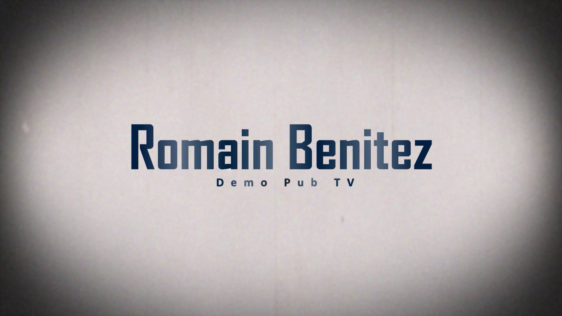 Vidéo DEMO PUB TV ROMAIN BENITEZ