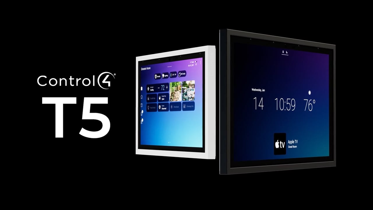 Redefining Touch: The All-New Control4 T5 In-Wall Touchscreen | Videos ...