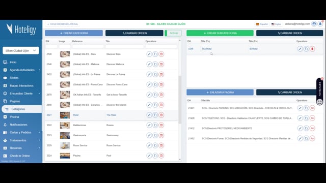 Cómo usar grupos de páginas en la WebApp | Tutorial Hoteligy