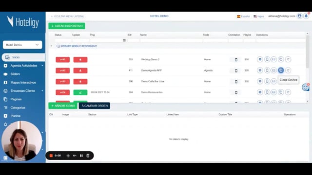 Listado y gestión de reservas de encuestas | Tutorial Hoteligy