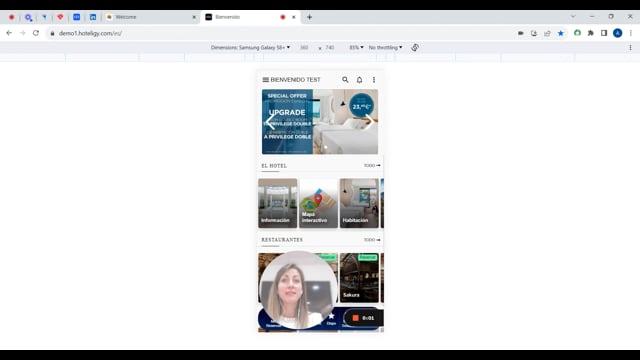 Vista del huésped: Agenda de actividades y entretenimiento | Tutorial Hoteligy