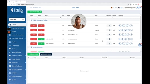 Cómo gestionar los sliders de la WebApp | Tutorial Hoteligy