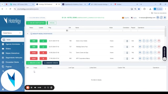 Cómo añadir un PDF a una página de la WebApp | Tutorial Hoteligy