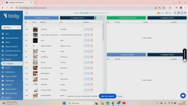Cómo crear categorías y asignarlas a la WebApp o tótem | Tutorial Hoteligy