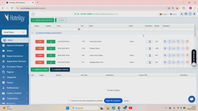 Cómo crear una nueva página en la WebApp y tótems | Tutorial Hoteligy