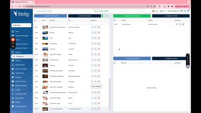 Cómo crear una nueva categoría en la WebApp y tótems | Tutorial Hoteligy