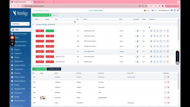 Cómo publicar una nueva categoría en la WebApp | Tutorial Hoteligy