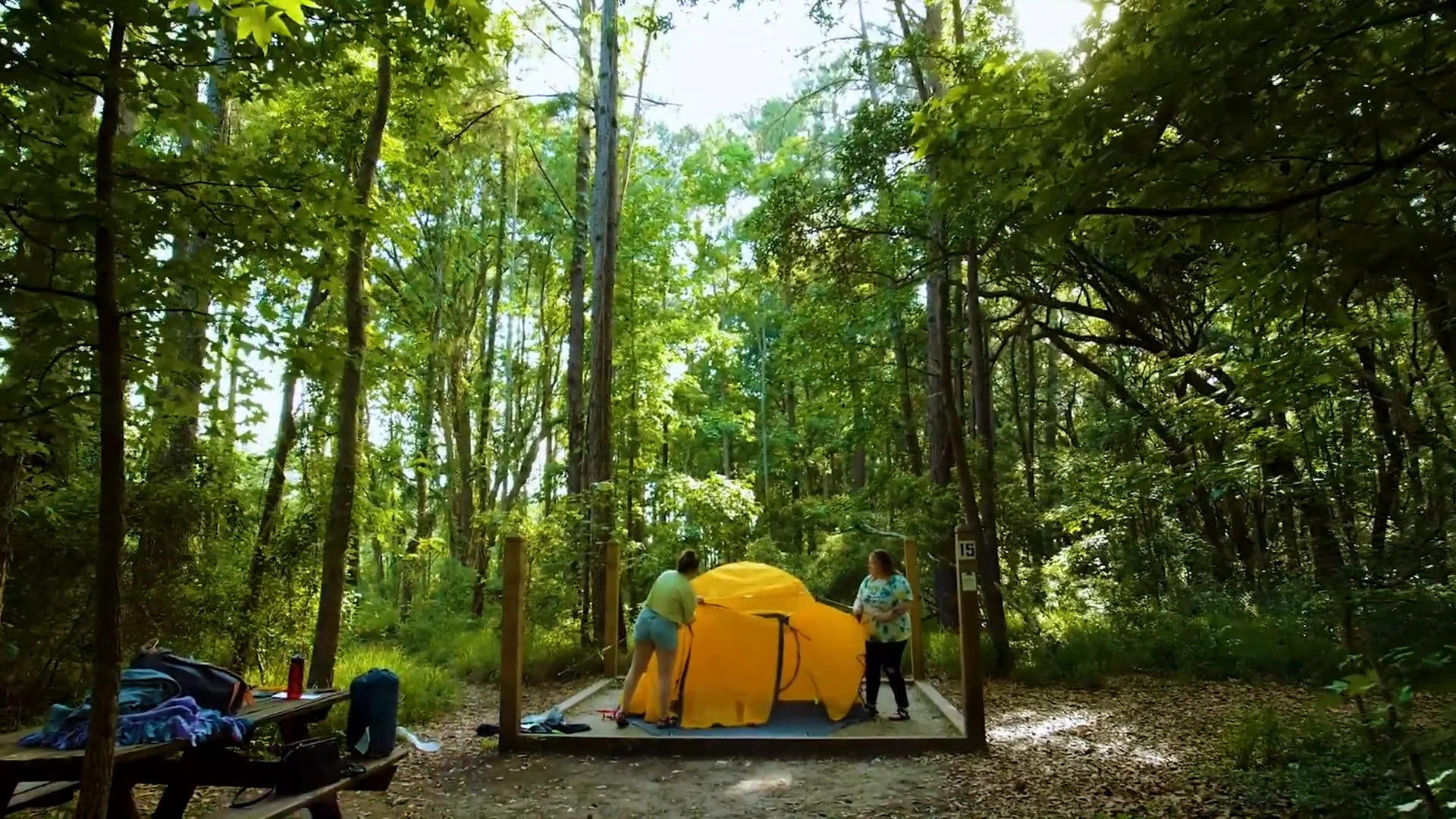 Campground at James Island County Park
