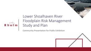 Shoalhaven Heads: Lower Shoalhaven River Floodplain Risk Management Study and Plan Summary Video