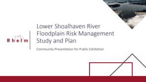 Greenwell Point: Lower Shoalhaven River Floodplain Risk Management Study and Plan Summary Video
