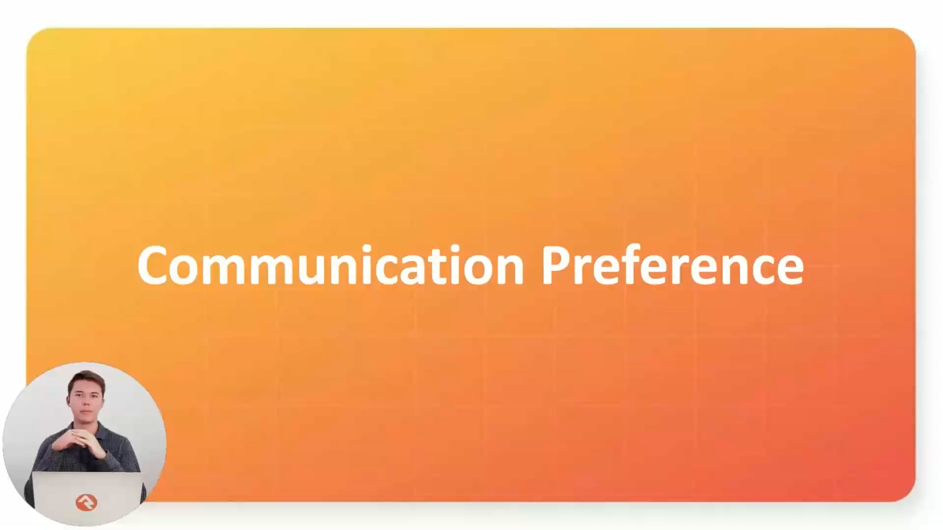 Communication Preferences