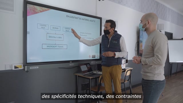 Témoignage vidéo intégration audiovisuelle : classes connectées EFAP Lille