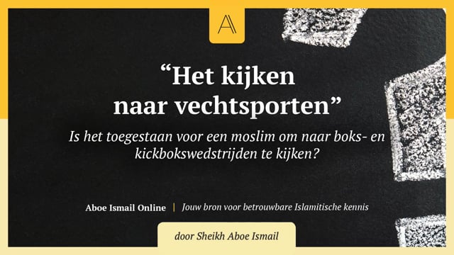 Het kijken naar vechtsporten