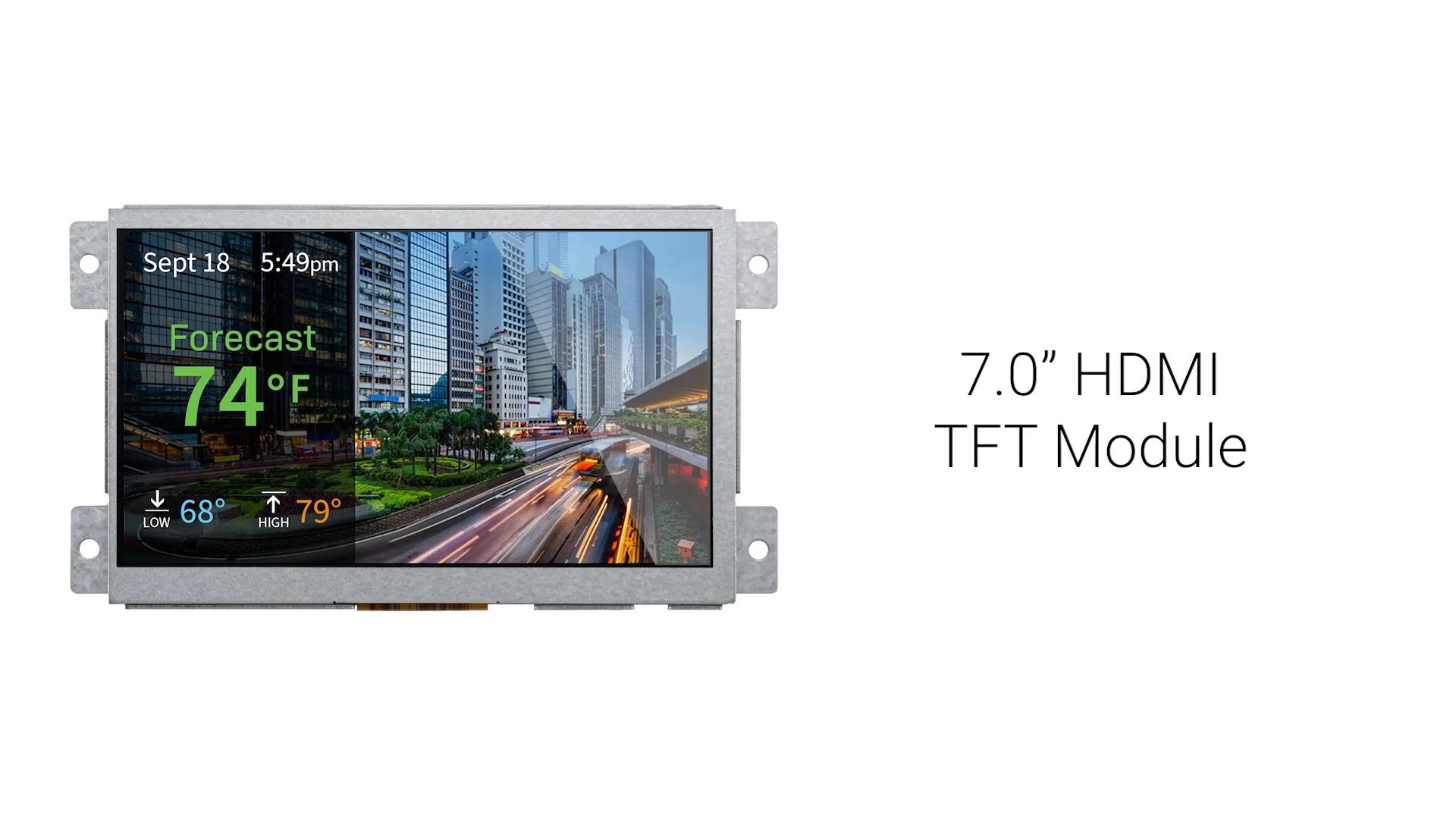 7 inch IPS High Resolution HDMI TFT LCD Module