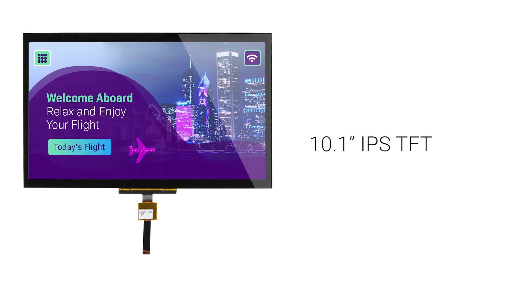 10.1 inch IPS Capacitive TFT LCD