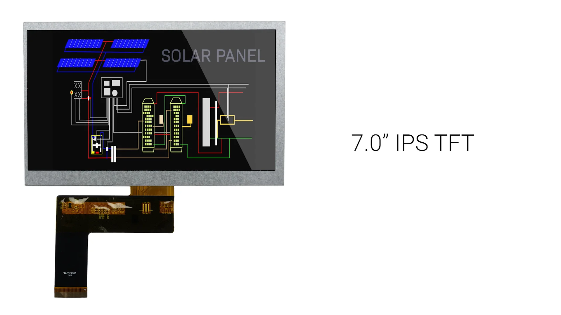 7 inch IPS 800x480 Resolution TFT LCD