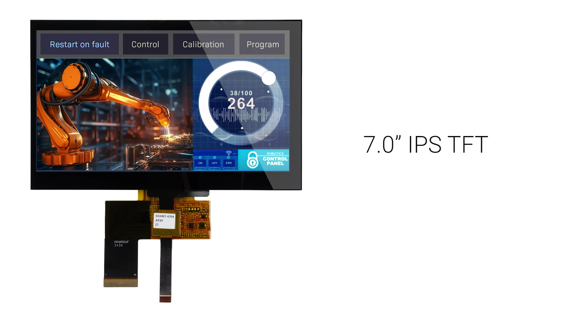7 inch IPS Capacitive High Resolution TFT LCD