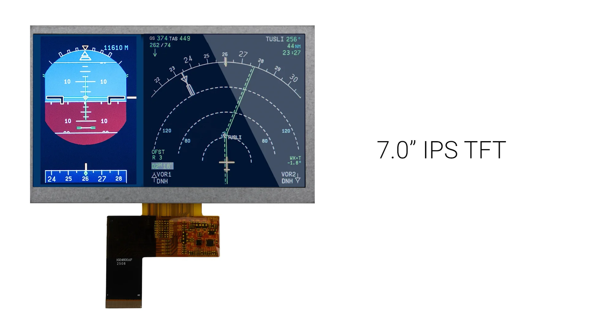 7 inch IPS High Resolution TFT LCD