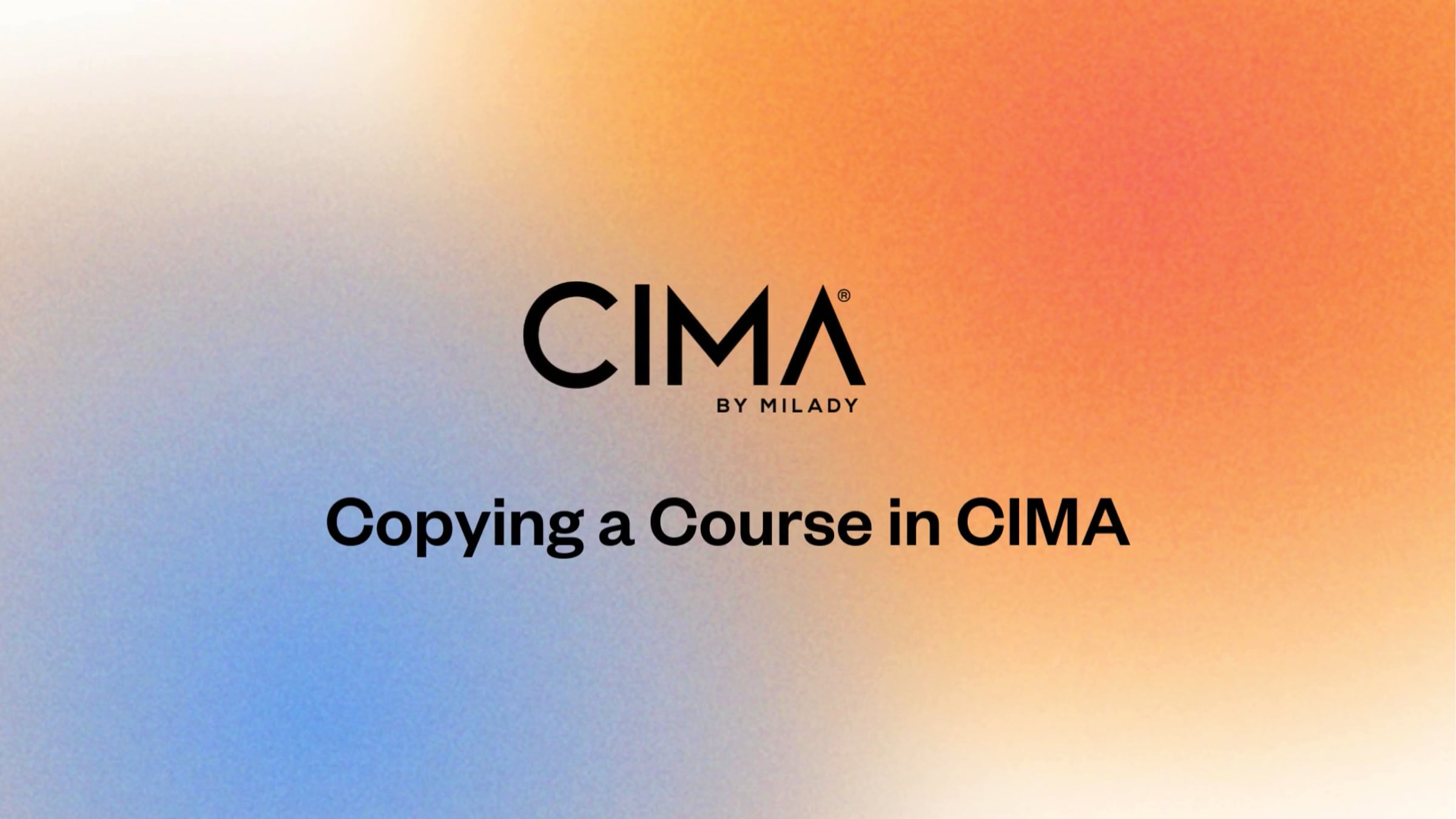CIMA Course Copying | Videos & Movies on Vimeo
