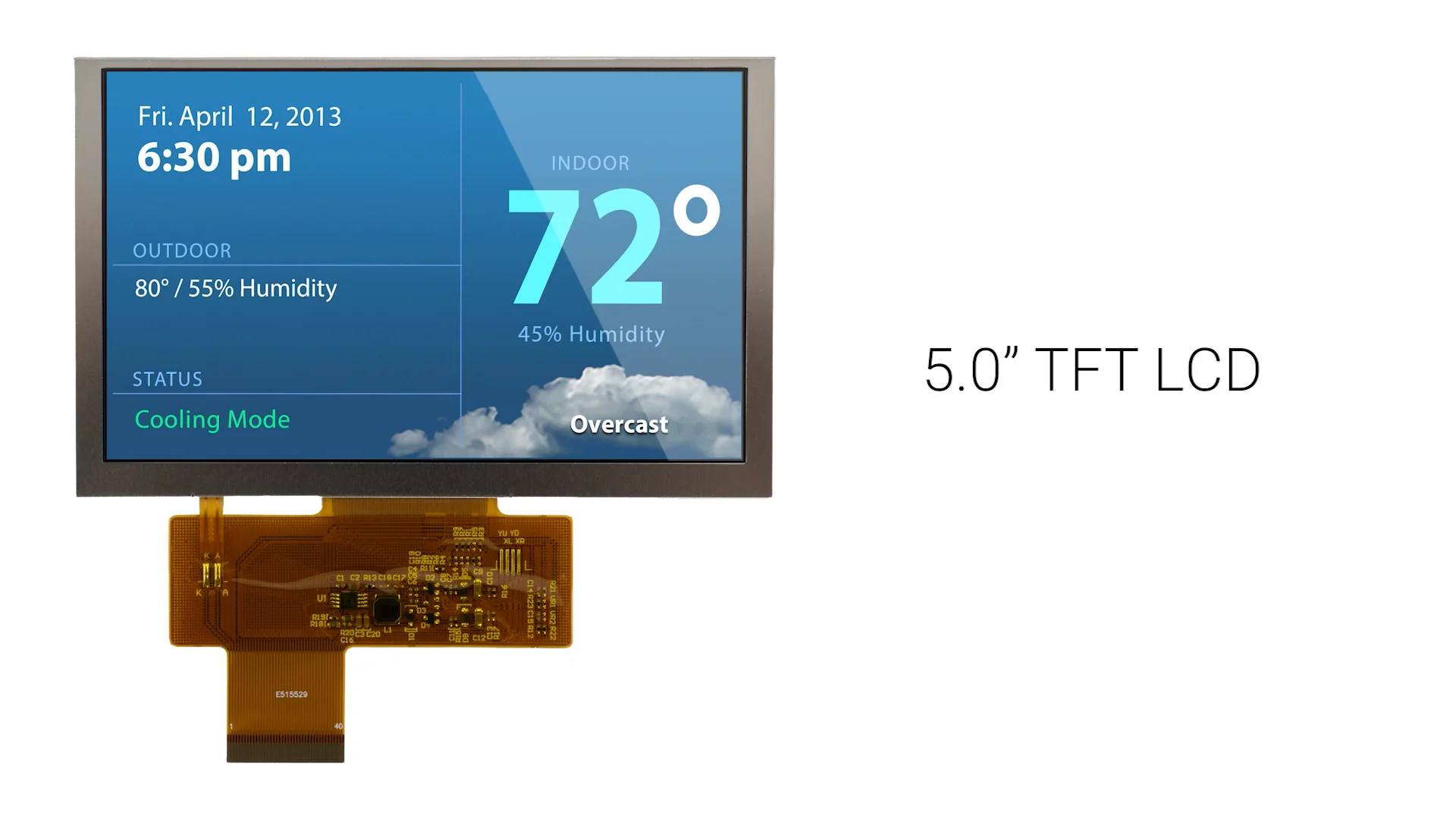 5.0 inch Premium MVA TFT LCD