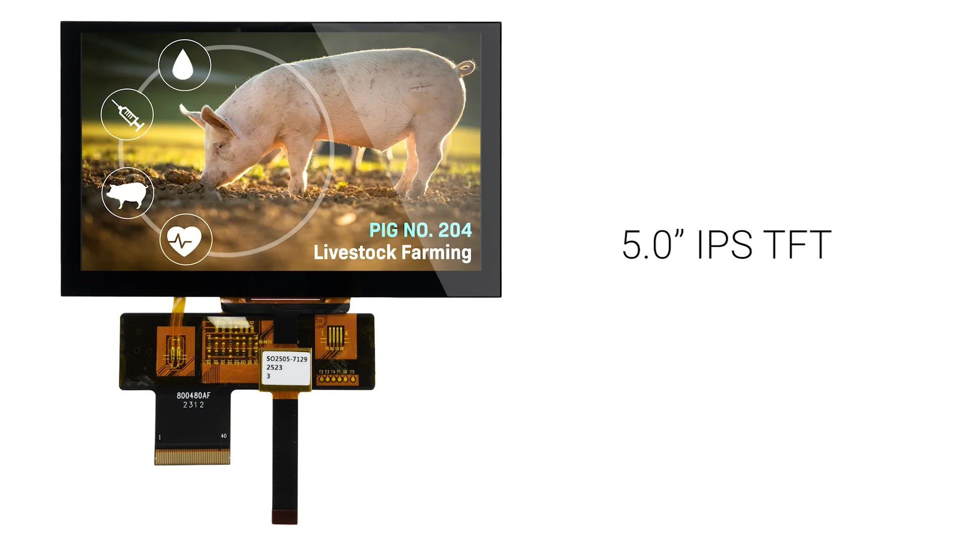 5 inch IPS Capacitive TFT LCD Display | 5.0
