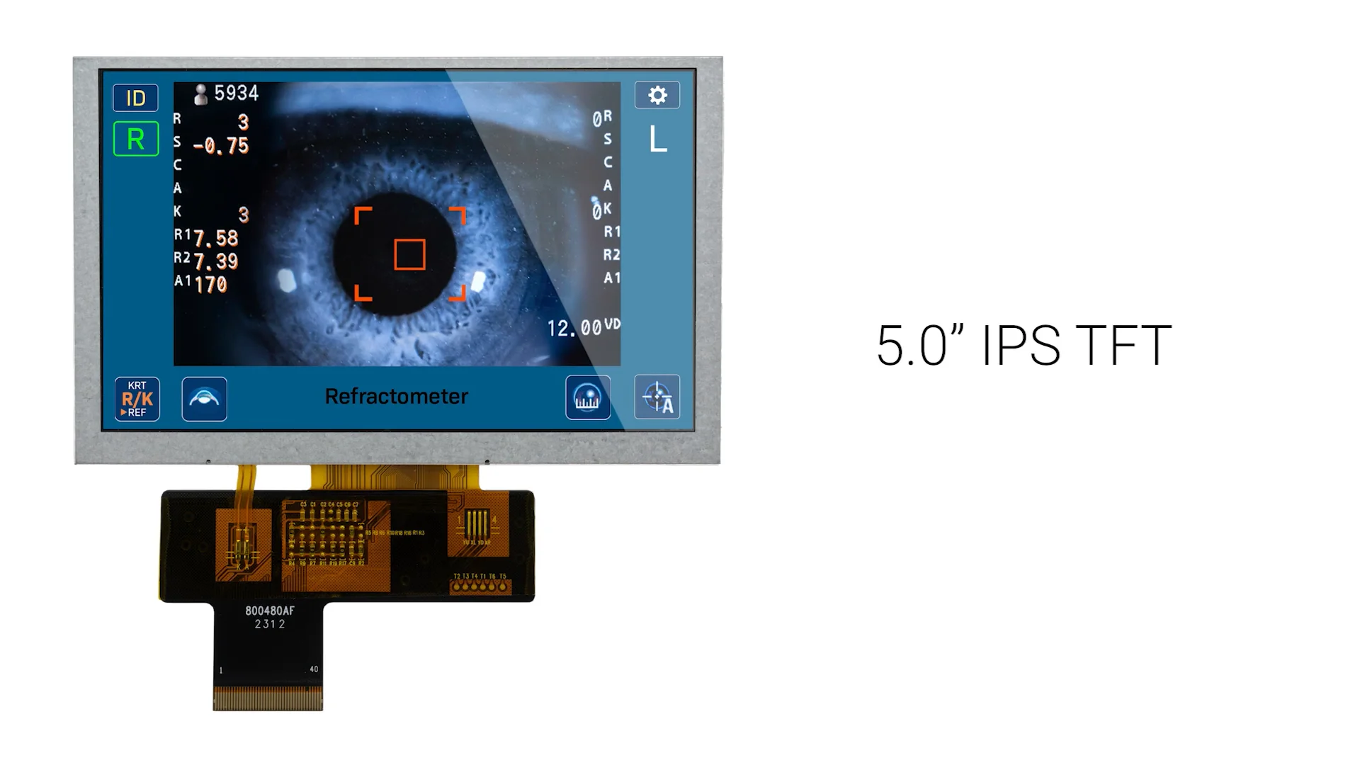 5.0 inch IPS TFT LCD | 5